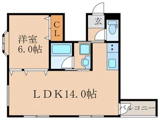 コミュニティ藤森【3階】の間取り