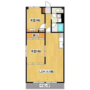 アステール【7階】の間取り
