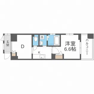 ドゥスプランドゥール【10階】の間取り