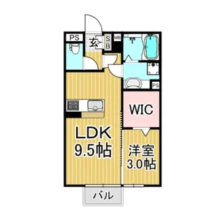 ルミエール【1階】の間取り