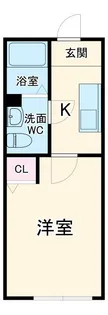 ヴァンベール生田【1階】の間取り