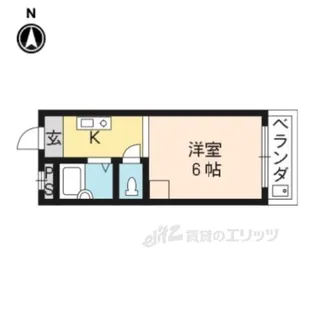 サンシーガル1【3階】の間取り