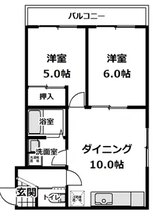 NAKAHARA【2階】の間取り