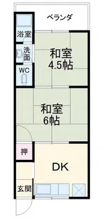 北条ハイムB棟【2階】の間取り
