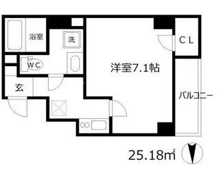 Core天満橋【9階】の間取り