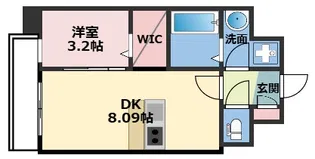 Alivis都島通【7階】の間取り