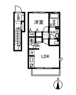 Maison De Vallee【2階】の間取り