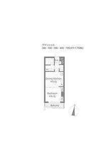 グランシェル【3階】の間取り
