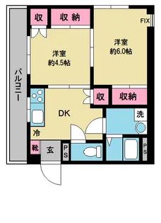 明和ハイムIII【2階】の間取り