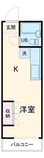 パルトマンション【4階】の間取り