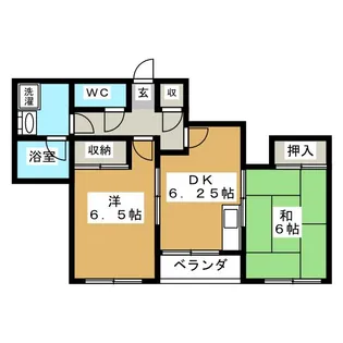 メゾンプログレス【3階】の間取り