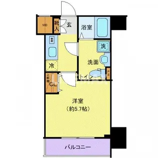 クレヴィスタ大井町【4階】の間取り