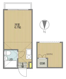 T-net アレックス朝霞台【1階】の間取り