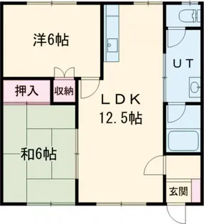 コーポステーション【2階】の間取り