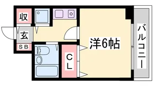 トーカン須磨神撫町キャスティール【2階】の間取り