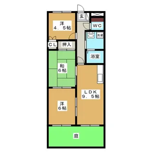 エポックあすか【1階】の間取り