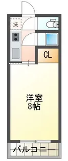 光ハイツA【1階】の間取り