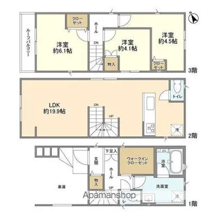 埼玉県さいたま市南区辻2【一戸建】の間取り