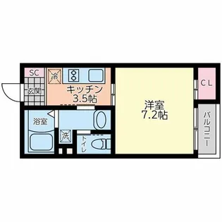 グランアレグリア西川口【4階】の間取り