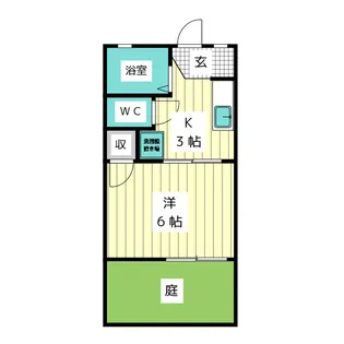 シャルム松栄【1階】の間取り