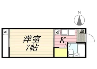 レジデンス小松原【1階】の間取り