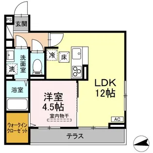 D-ROOM富竹新田【1階】の間取り