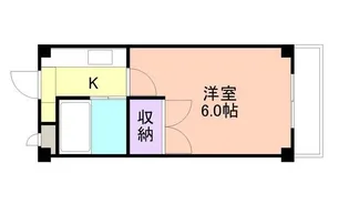 コスモハイツ【2階】の間取り