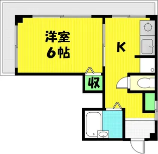 大阪府豊中市曽根南町1【マンション】の間取り
