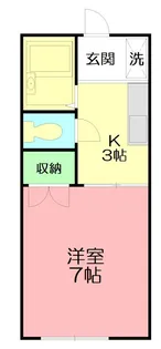 神奈川県平塚市西八幡1【アパート】の間取り
