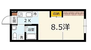 リヴィエール口田【2階】の間取り