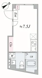 1Rの間取り画像