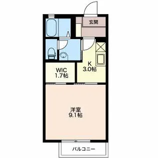 リジュール オオタ【2階】の間取り