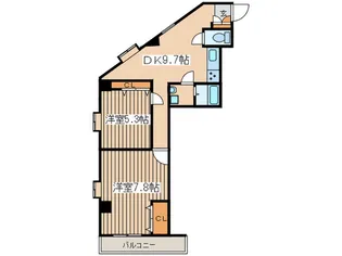 ドリ-ム21【2階】の間取り