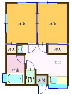 田村アパート【1階】の間取り