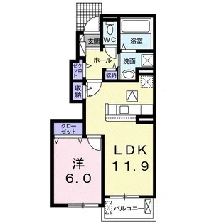 ARC【1階】の間取り