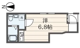 ラビアン中台【1階】の間取り