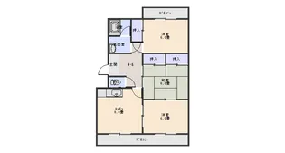 サンビラ竹の内【1階】の間取り