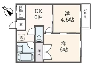 アゼリア6【2階】の間取り
