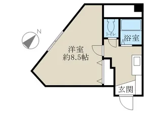 旭グリーンハイツ【1階】の間取り