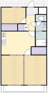 菊川サンハイツ【4階】の間取り