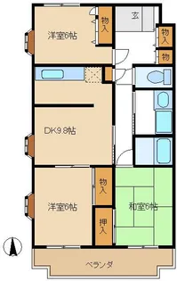 グレイスハイム新座【2階】の間取り
