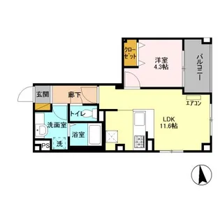 千葉県船橋市東船橋2【マンション】の間取り