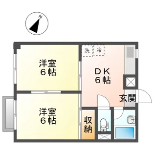 カーサビアンカ【3階】の間取り