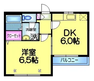 酒井ハイツ【2階】の間取り