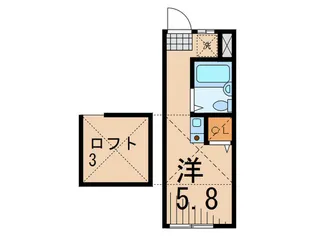 上馬WEST【2階】の間取り