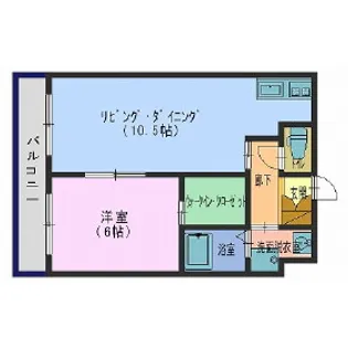 スマイルステージかほく【2階】の間取り