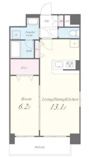 マ・メゾン浅草橋【6階】の間取り