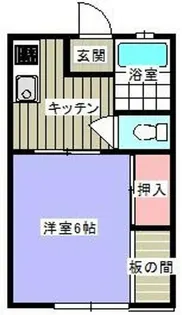 大熊ハイツ【1階】の間取り