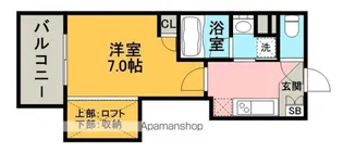 福岡県福岡市博多区古門戸町【マンション】の間取り