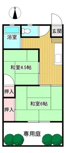 エースコーポ【1階】の間取り